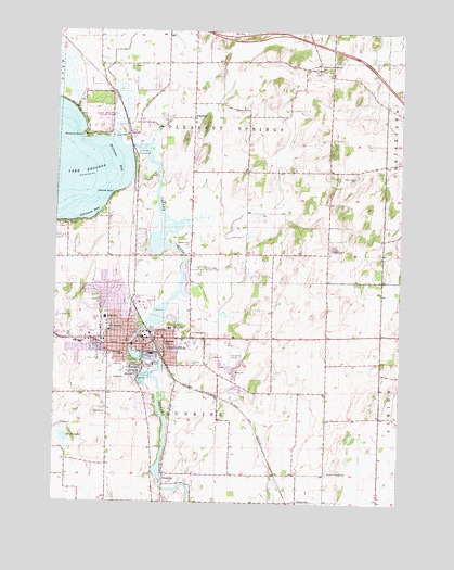 Stoughton, WI USGS Topographic Map