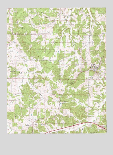 Stoutland, MO USGS Topographic Map