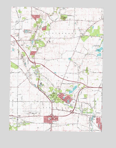 Sugar Grove, IL USGS Topographic Map