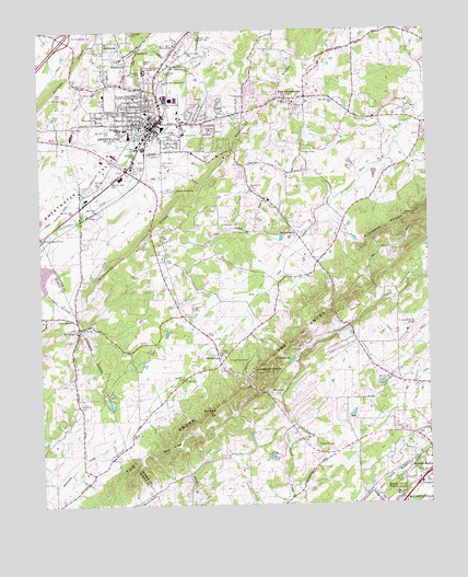Sweetwater, TN USGS Topographic Map