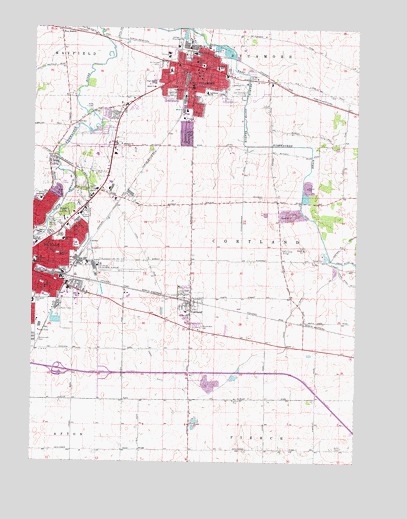 Sycamore, IL USGS Topographic Map