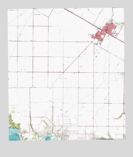 Taft, TX USGS Topographic Map