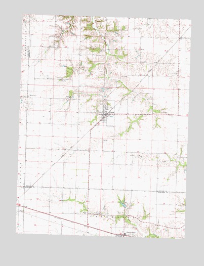 Tallula, IL USGS Topographic Map