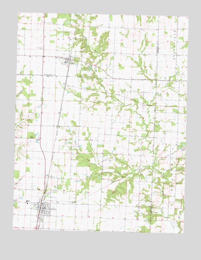 Tamaroa, IL USGS Topographic Map