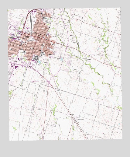 Temple, TX USGS Topographic Map