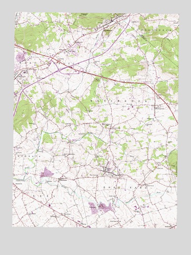 Terre Hill, PA USGS Topographic Map