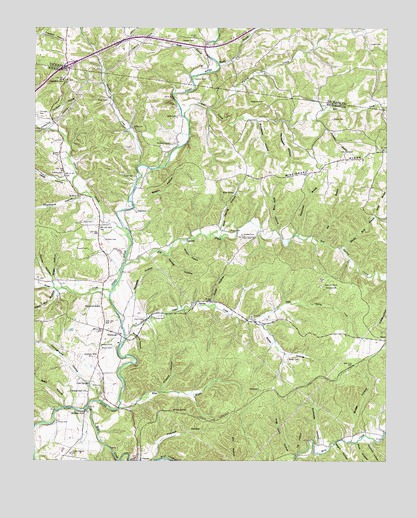 Texas Hollow, TN USGS Topographic Map
