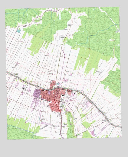 Thibodaux, LA USGS Topographic Map