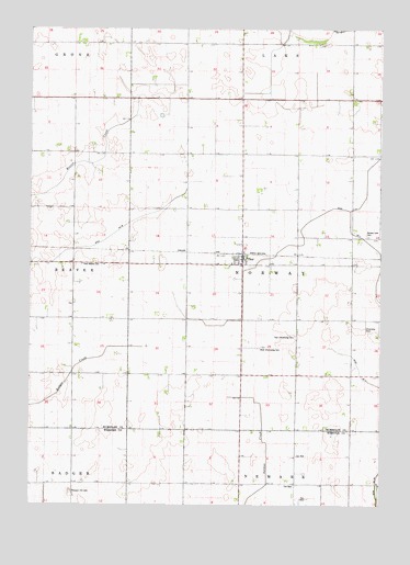 Thor, IA USGS Topographic Map
