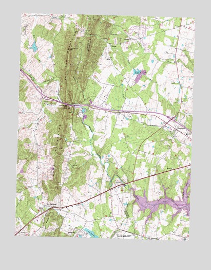 Thoroughfare Gap, VA USGS Topographic Map