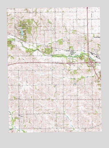 Tiffin, IA USGS Topographic Map