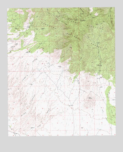 Blue Jay Peak, AZ USGS Topographic Map