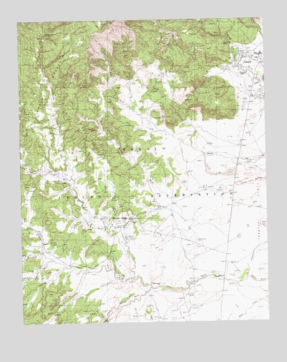 Tohatchi, NM USGS Topographic Map