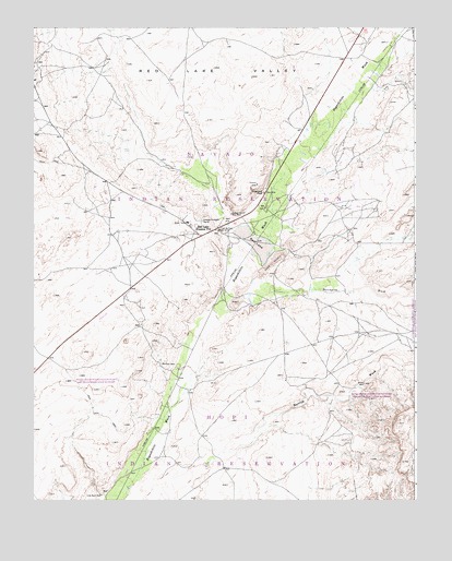 Tonalea, AZ USGS Topographic Map