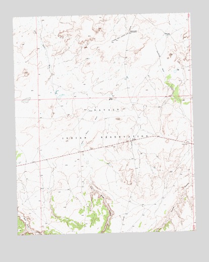 Toyee, NM USGS Topographic Map