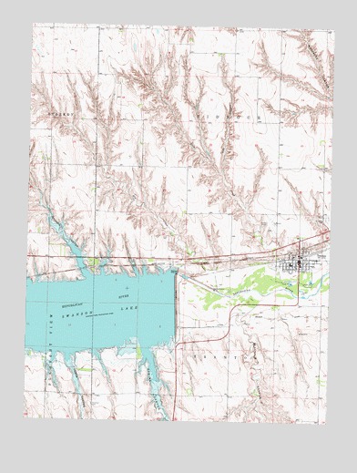 Trenton, NE USGS Topographic Map