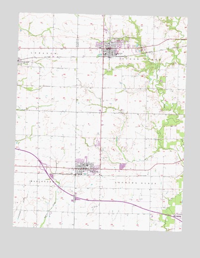 Trenton, IL USGS Topographic Map