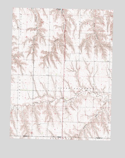 Trenton SE, NE USGS Topographic Map