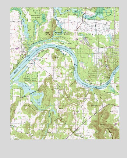 Triana, AL USGS Topographic Map