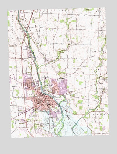 Troy, OH USGS Topographic Map