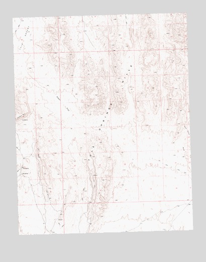 Tule Spring, NV USGS Topographic Map
