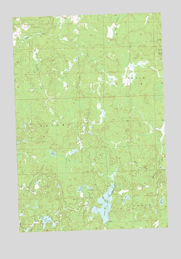 Turntable Creek, WI USGS Topographic Map