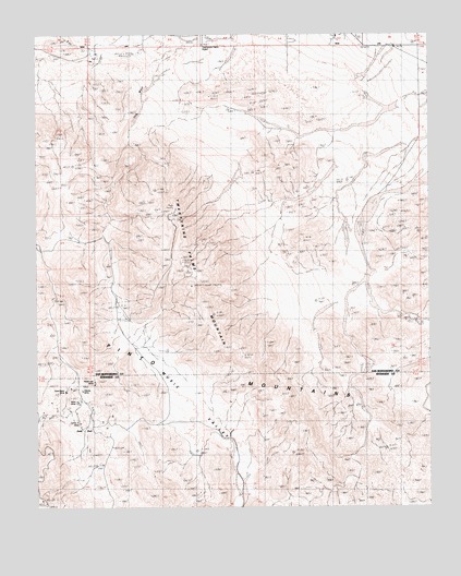 Twentynine Palms Mountain, CA USGS Topographic Map