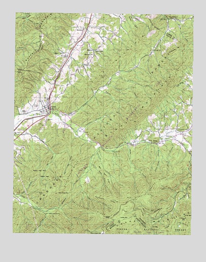 Unicoi, TN USGS Topographic Map