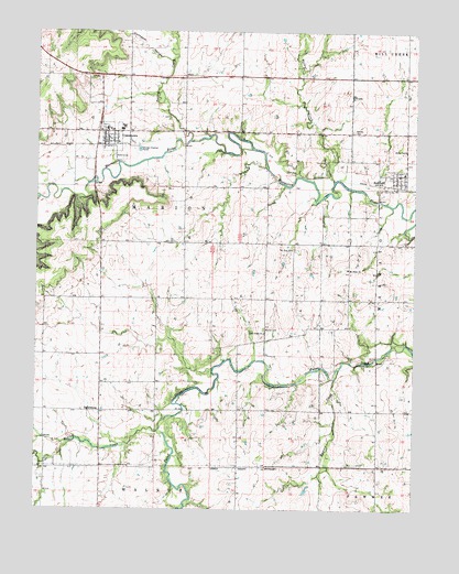 Uniontown, KS USGS Topographic Map