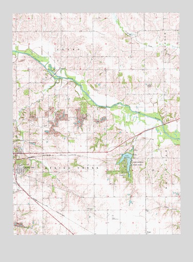 University Park, IA USGS Topographic Map