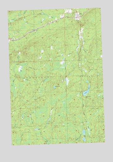Upson, WI USGS Topographic Map