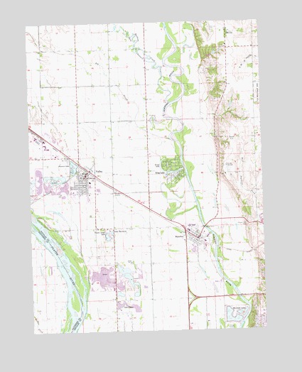 Valley, NE USGS Topographic Map