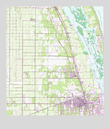Vero Beach, FL USGS Topographic Map