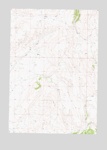 Vinegar Hill, MT USGS Topographic Map