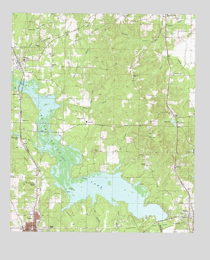 Vivian North, LA USGS Topographic Map