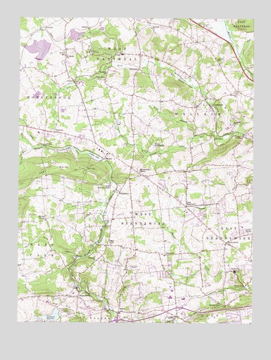 Wagontown, PA USGS Topographic Map