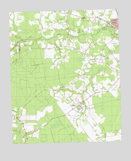 Wallace West, NC USGS Topographic Map