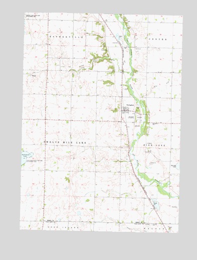 Wallingford, IA USGS Topographic Map
