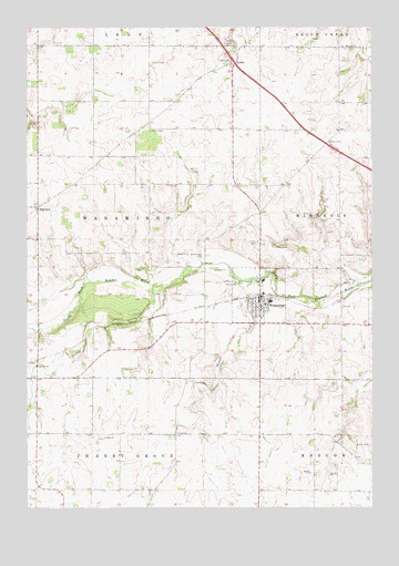Wanamingo, MN USGS Topographic Map