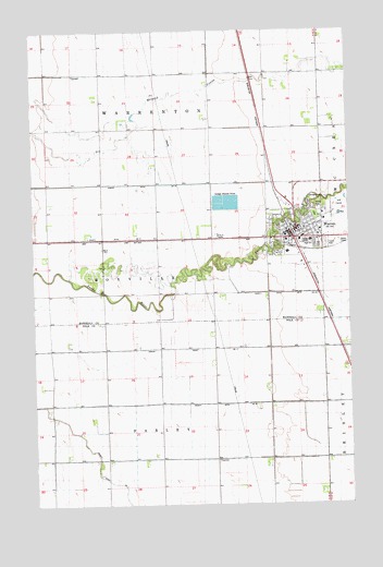 Warren, MN USGS Topographic Map