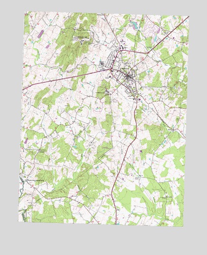 Warrenton, VA USGS Topographic Map