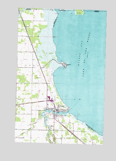 Warroad, MN USGS Topographic Map