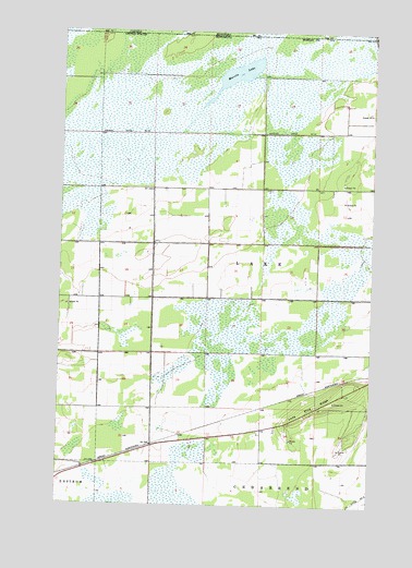 Warroad NW, MN USGS Topographic Map