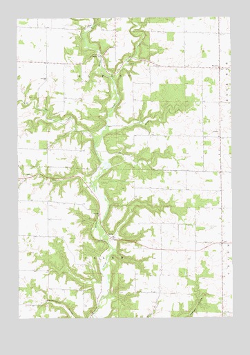 Waverly, WI USGS Topographic Map