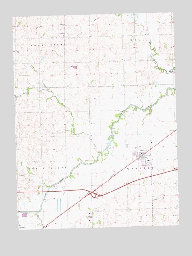 Waverly, NE USGS Topographic Map