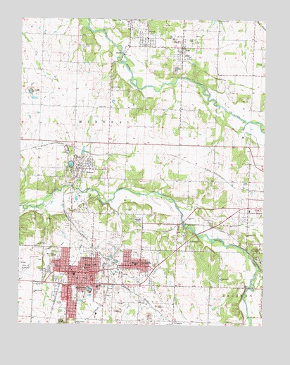 Webb City, MO USGS Topographic Map