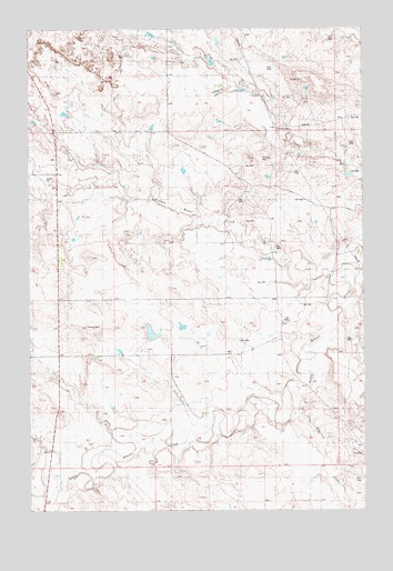 Webster NW, MT USGS Topographic Map