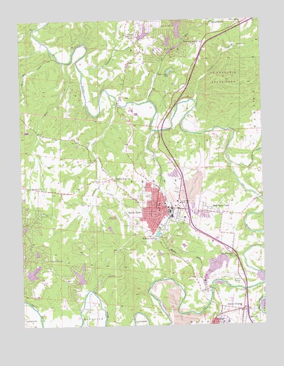 Bonne Terre, MO USGS Topographic Map