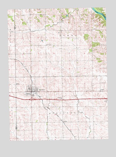 West Branch, IA USGS Topographic Map