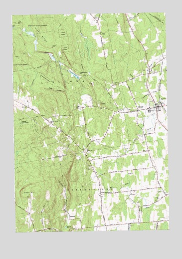 West Chazy, NY USGS Topographic Map